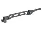 Preview: Curved Folding Skeleton Stock for Picatinny Rail Aluminium 328