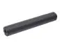 Preview: Big Dragon Silencer 196mm Skull LOGO Black