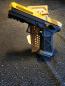 Preview: Design Pistol Display Metal Gold