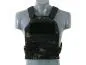 Preview: Einfacher Plattenträger mit Dummy-Weichplatteneinsätzen - Multicam Black
