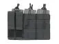 Preview: 8 Fields Triple 5.56 Mag/Pistol Pouch Panel (5 + 2) Black