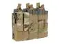 Preview: 8 Fields Triple 5.56 Mag/Pistol Pouch Panel (5 + 2) MultiCamo