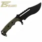 Preview: TS BLADES RAPTOR G3 GRIP RANGER GREEN DUMMY KNIFE