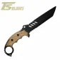 Preview: TS BLADES DARK WOLF GRIP SAND DUMMY KNIFE