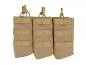 Preview: Open Top Triple 7.62x39 AK Mag Pouch - TAN