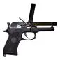 Preview: Cyma  CM126/Mod.92 AEP Pistole mit Mosfet und Li-Po + Ladegerät Black 0,5 Joule