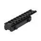 Preview: JS-Tactical Adapter from 11mm to Standard 20mm Rails Black
