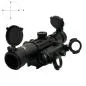 Preview: JS-Tactical Rifel Scope mit 4X Zoom, 32mm Linse mit Not-Red-Dot Tube Black