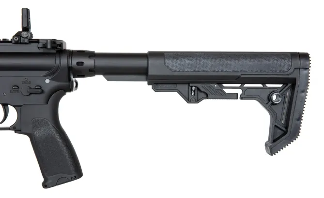 Specna Arms RRA & SI SA-E17 EDGE mit X-ASR Mosfet und Light Ops Schaft Black AEG 0,5 Joule