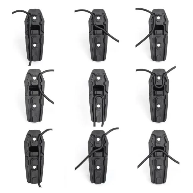 LINK ANGLED HAND STOP FOR M-LOK/KEYMOD SYSTEMS BLACK