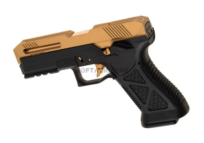 HFC AG-17 GBB BlowBack Black/Gold