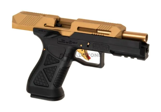 HFC AG-17 GBB BlowBack Black/Gold