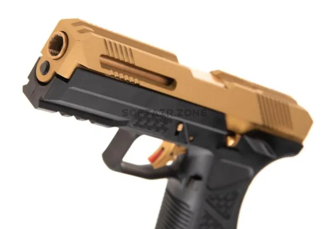 HFC AG-17 GBB BlowBack Black/Gold