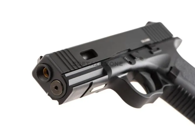 KWC17 Black Barrel Version CO2 Full Metal