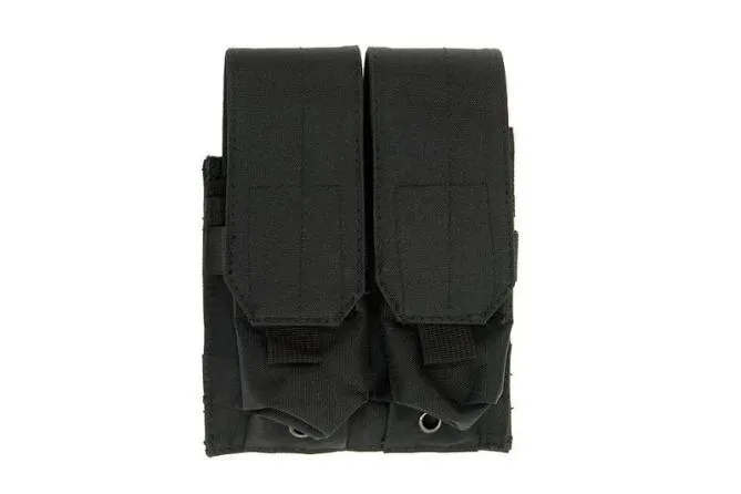 Double pouch for M4/M16 type magazines - black