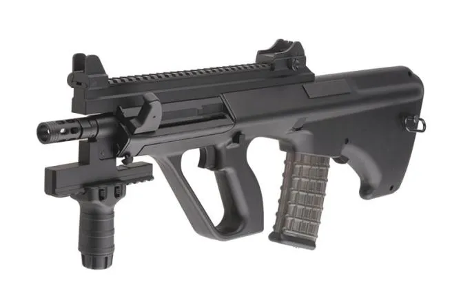 Snow Wolf SW-020T AUG COMMANDO Carbine Black AEG 0,5 Joule