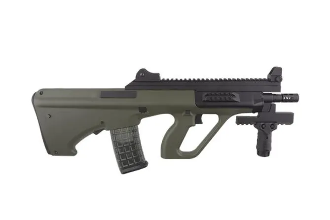 Snow Wolf SW-020T AUG COMMANDO Carbine Olive Drab AEG 0,5 Joule