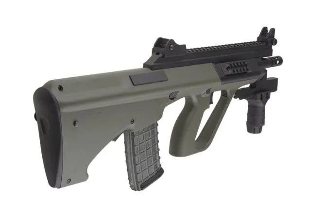 Snow Wolf SW-020T AUG COMMANDO Carbine Olive Drab AEG 0,5 Joule