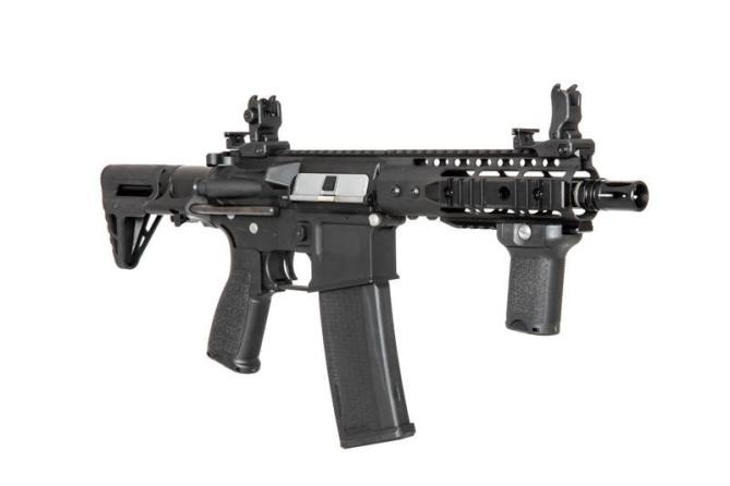 Specna Arms  SA-E12 PDW EDGE Carbine mit ASR Mosfet Black AEG 0,5 Joule