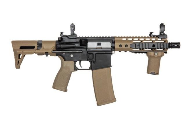 Specna Arms  SA-E12 PDW EDGE Carbine mit ASR Mosfet Half Tan AEG 0,5 Joule