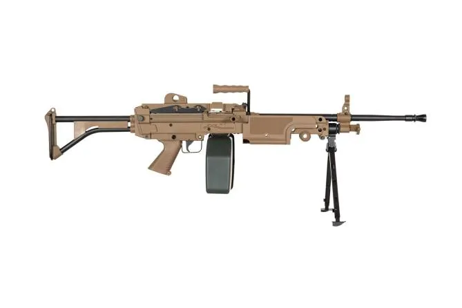 Specna Arms  SA-249 MK1 Core Maschine Gun Tan AEG 0,5 Joule