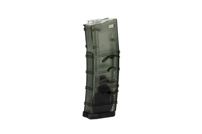 Tornado High-Cap 350BB Magzin für M4/M16, Koppelbar Transparent Green