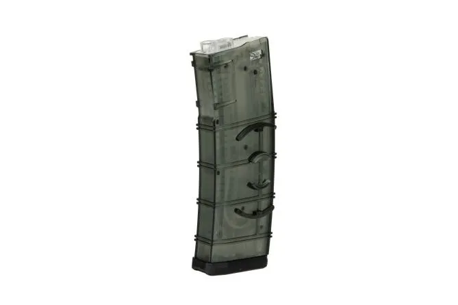 Tornado 150Rd Mid-Cap Magazin für M4/M16 Transpartent Green (Koppelbar)