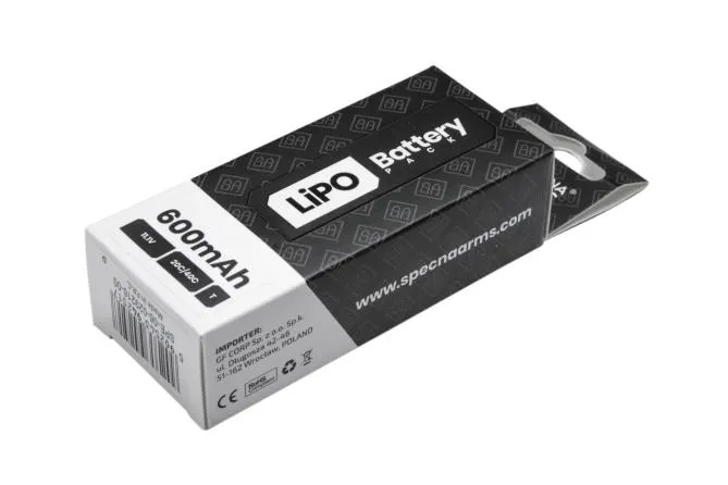 Specna Arms 7,4V 600mAh Li-Po 20/40C PDW Akku