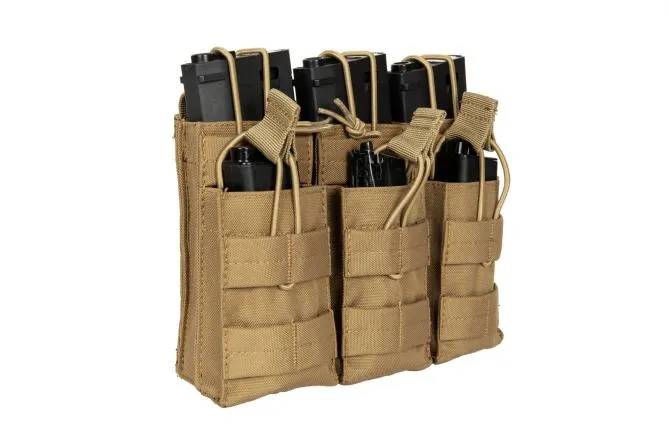 Viper Tactical triple duo Mag Pouch Molle Coyote Brown for 6 Magazines