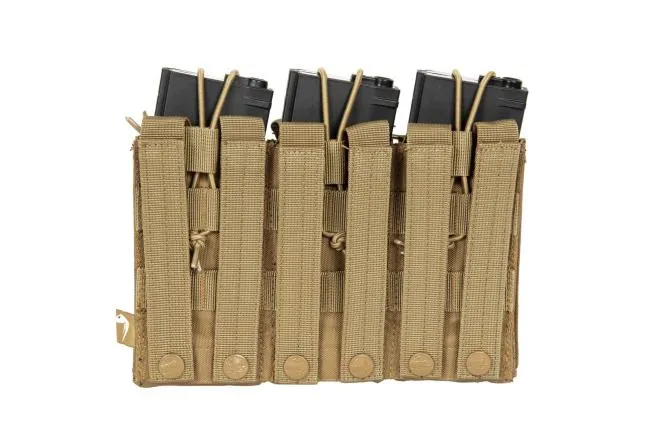 Viper Tactical triple duo Mag Pouch Molle Coyote Brown for 6 Magazines