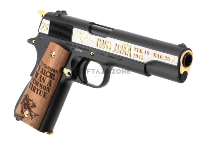 G&G GPM 1911 "IWO JIMA" Limited Edition GBB inkl. Waffenkiste