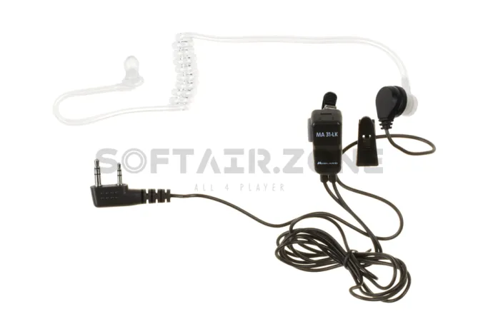 AE 31 C-2L Security Headset für alle Geräte mit Midland Connector