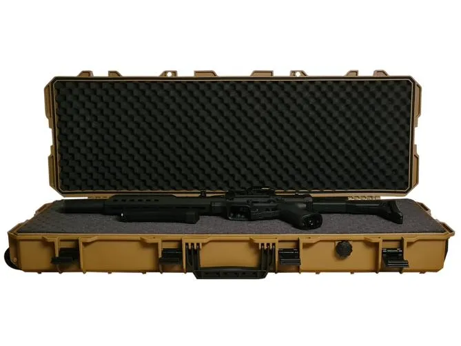 ASG GUN CASE 100x35x14 Stapelbar mit Rollen Tan