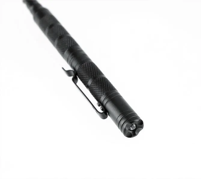 Perfecta TP III robuster Alu-Kugelschreiber im taktischen Design, mit LED-Lampe - Tactical Pen III