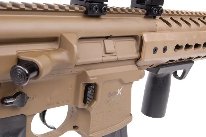 Sig Sauer MCX FDE 4,5mm Co2 Pressure incl. Scope Sig ZF 1-4x24 Non Blow Back
