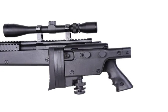 GSG 4406 Sniper Set Black Federdruck inkl. Scope 3-9x40 und BI-Pod