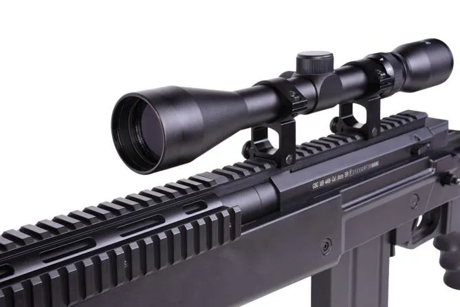 GSG 4406 Sniper Set Black Federdruck inkl. Scope 3-9x40 und BI-Pod