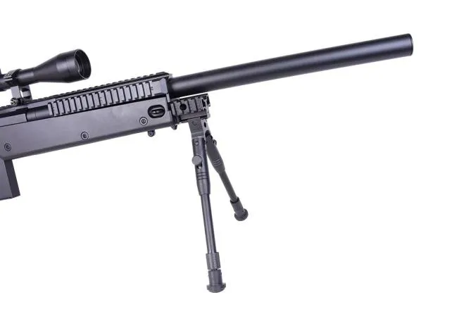 GSG 4406 Sniper Set Black Federdruck inkl. Scope 3-9x40 und BI-Pod