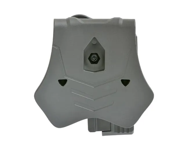Amomax Universal Per-Fit Paddle Holster für Pistolen mit RIS/Red-Dot Black Rechtshänder