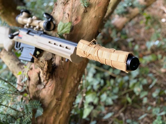 Amoeba Striker AS-02 Sniper /Scout Rifle Tan 0,5 Joule Edition