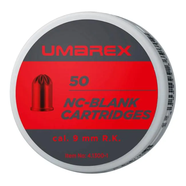Umarex Blank Cartridges 9mm R.K. 50 Pieces