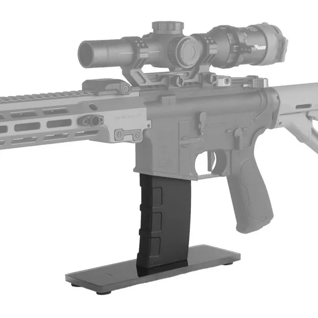 Wosport M4 Rifle Display Stand Glass Black for M4 Series