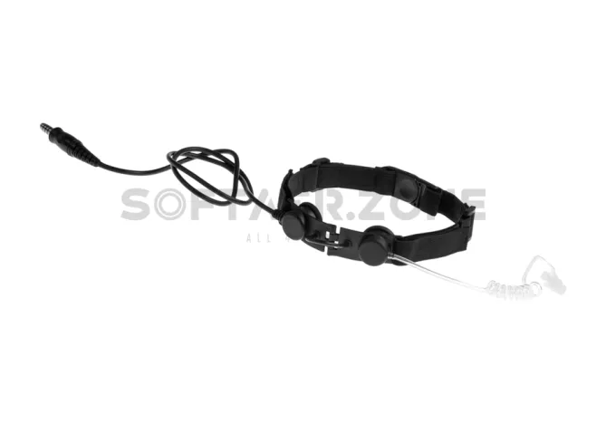 Z-Tactical Throat-Mic with Earpiece transparent