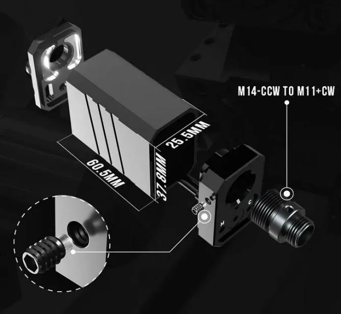 Eshooter Flare Cube BT Tracer Unit Black