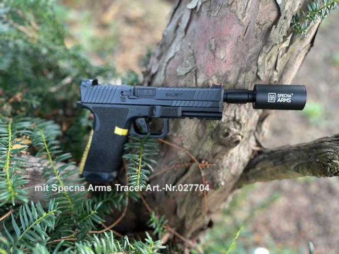 Cyma CM135 "SAI BLU" Black/Gold Pistole 0,5 Joule AEP