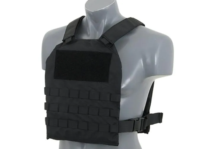 Einfacher Plattenträger mit Dummy-Weichplatteneinsätzen - Black