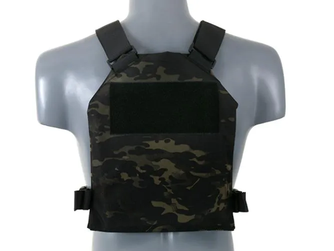 Einfacher Plattenträger mit Dummy-Weichplatteneinsätzen - Multicam Black