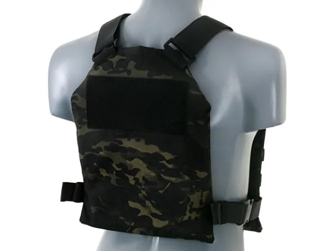 Einfacher Plattenträger mit Dummy-Weichplatteneinsätzen - Multicam Black