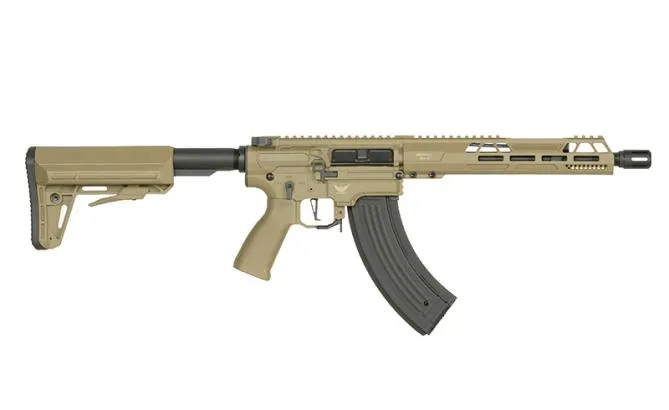 Double Eagle Aeroknox M918G Tan UTR EK47 E.T.U FCS System 0,5 Joule AEG
