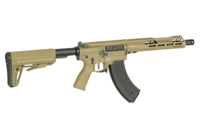 Double Eagle Aeroknox M918G Tan UTR EK47 E.T.U FCS System 0,5 Joule AEG